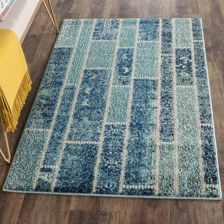 Safavieh Monaco 3'-0" x 5'-0" Rug in Blue / Multi