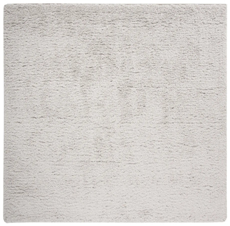 Safavieh Madrid Shag 200 6'-7" x 6'-7" Rug in Silver