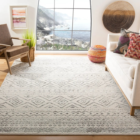 Safavieh Tulum 10'-0" x 13'-0" Rug in Ivory / Grey