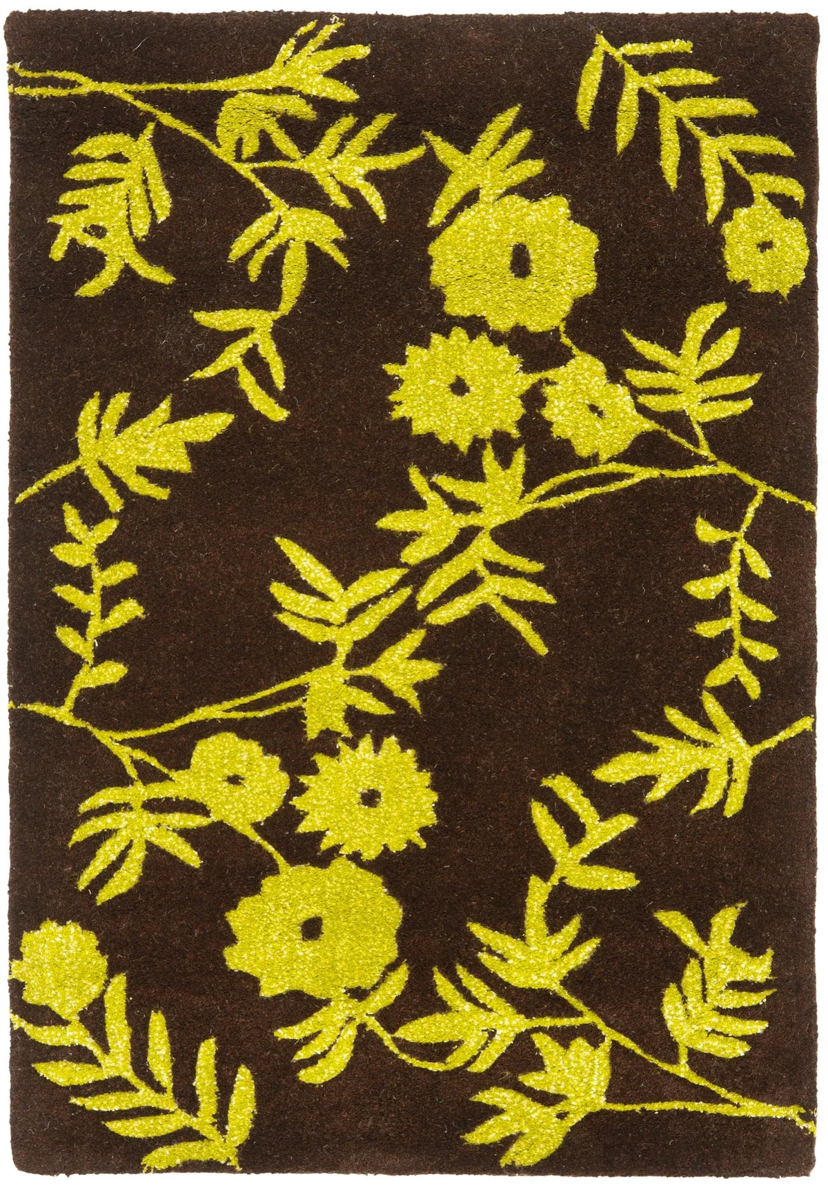 Safavieh Soho 2'-0" x 3'-0" Rug in Brown / Green