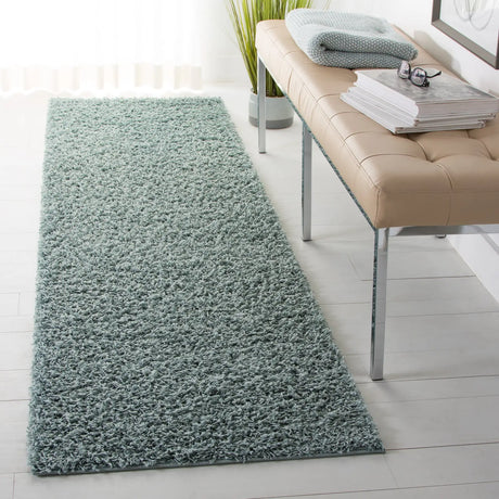 Safavieh Sga-Athens Shag 2'-3" x 8'-0" Rug in Seafoam