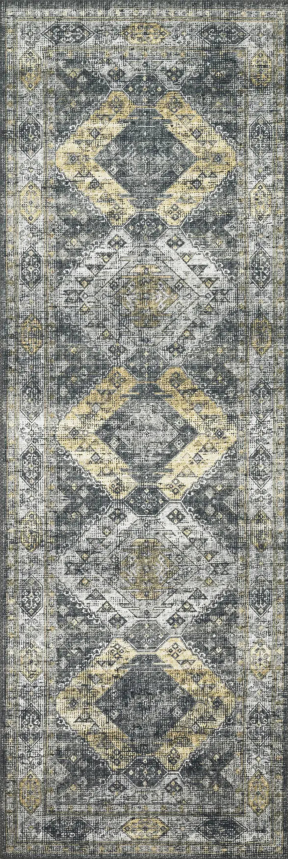 Loloi Skye Sky-09 Graphite/Silver Rugs - runner flat