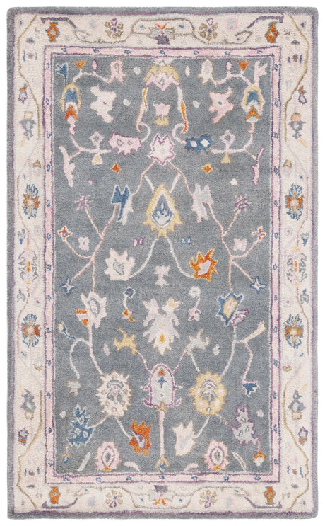 Safavieh Anatolia 3'-0" x 5'-0" Rug in Dark Grey / Ivory