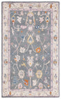 Safavieh Anatolia 3'-0" x 5'-0" Rug in Dark Grey / Ivory