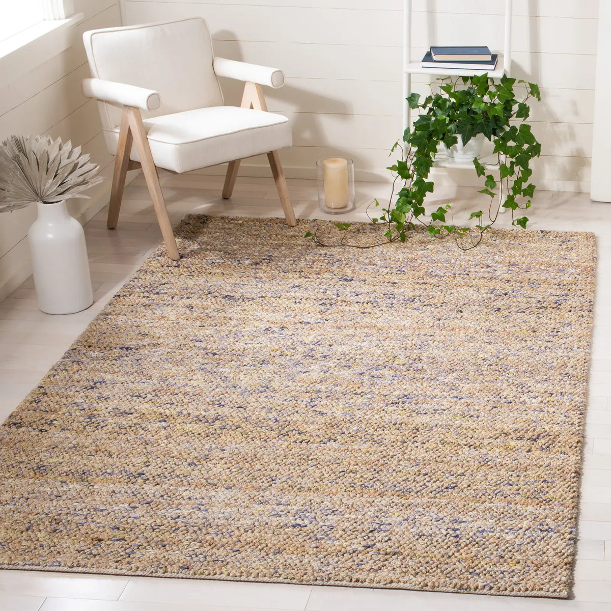 Safavieh Bohemian 4'-0" x 6'-0" Rug in Natural / Purple