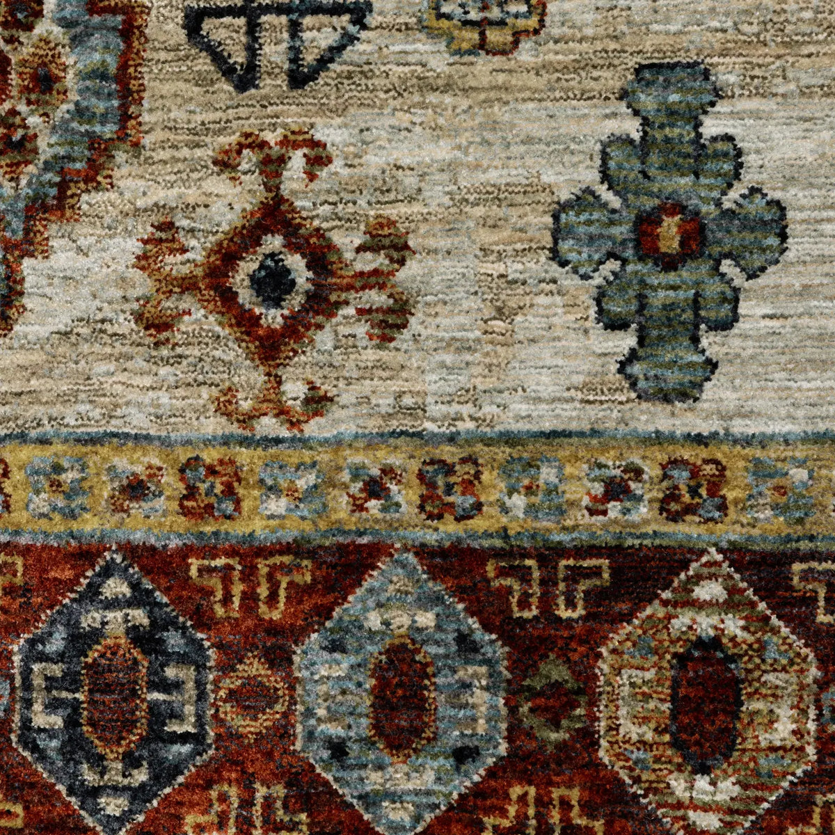 Oriental Weavers Sphinx Aberdeen 005W1 Blue/ Multi Rugs - room scene 2