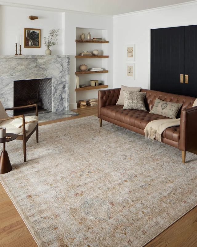 Loloi Monroe Mon-05 Sand/Sunrise Rug - room scene 3