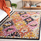 Safavieh Aspen 4'-0" x 6'-0" Rug in Black / Pink