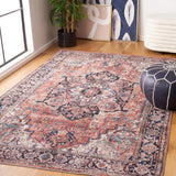 Safavieh Serapi 4'-0" x 6'-0" Rug in Rust / Navy
