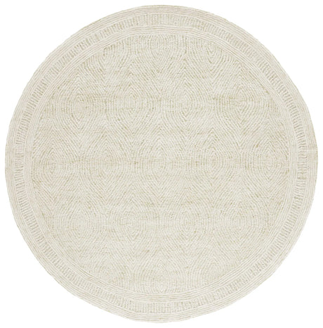 Safavieh Abstract 6'-0" x 6'-0" Rug in Green / Ivory