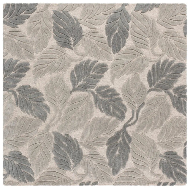 Safavieh Jardin 6'-0" x 6'-0" Rug in Grey / Ivory