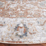 Safavieh Baltimore 6'-7" x 6'-7" Rug in Ivory / Rust