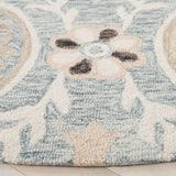 Safavieh Jardin 6'-0" x 6'-0" Rug in Light Grey / Ivory