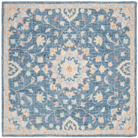 Safavieh Blossom 6'-0" x 6'-0" Rug in Navy / Multi
