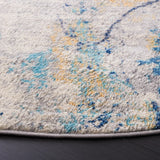 Safavieh Jasper 100 6'-7" x 6'-7" Rug in Ivory / Blue