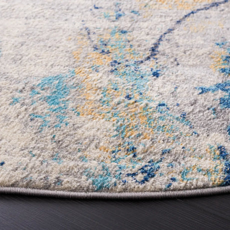 Safavieh Jasper 100 6'-7" x 6'-7" Rug in Ivory / Blue