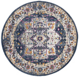 Safavieh Evoke 6'-7" x 6'-7" Rug in Navy / Grey
