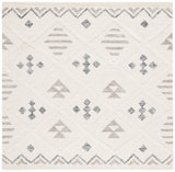 Safavieh Casablanca 6'-0" x 6'-0" Rug in Ivory / Black