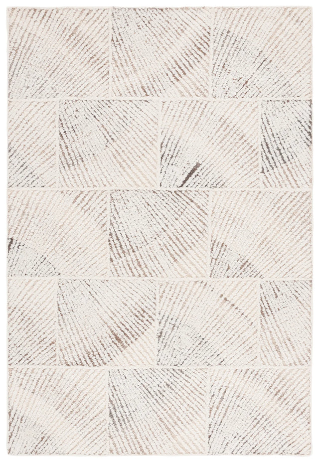 Safavieh Abstract 4'-0" x 6'-0" Rug in Ivory / Brown