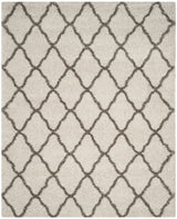 Safavieh Hudson Shag 10'-0" x 14'-0" Rug in Ivory / Grey