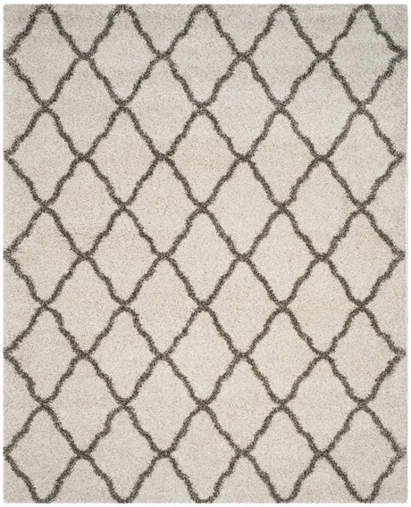 Safavieh Hudson Shag 10'-0" x 14'-0" Rug in Ivory / Grey