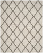 Safavieh Hudson Shag 10'-0" x 14'-0" Rug in Ivory / Grey