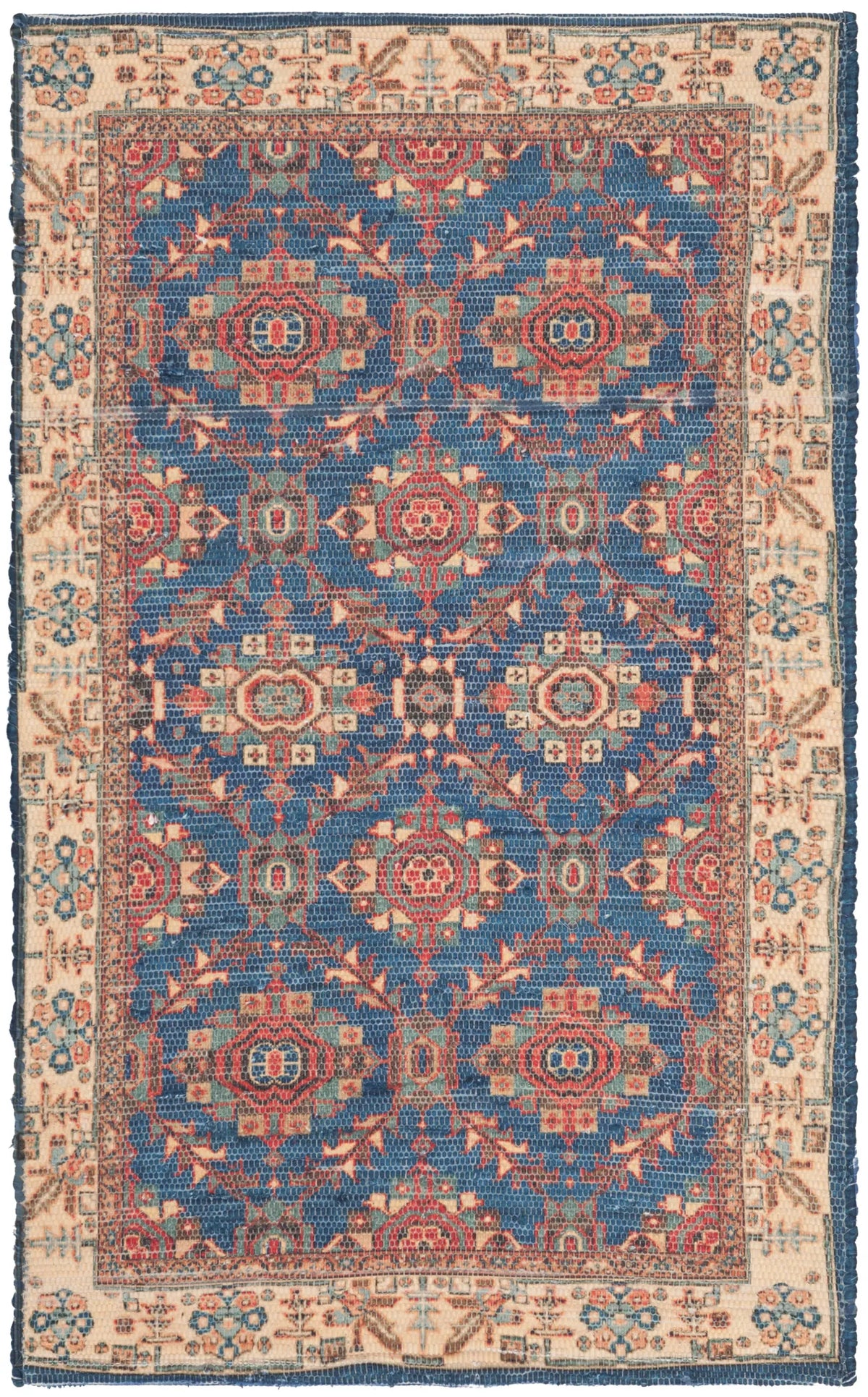 Safavieh Saffron 3'-0" x 5'-0" Rug in Navy / Beige