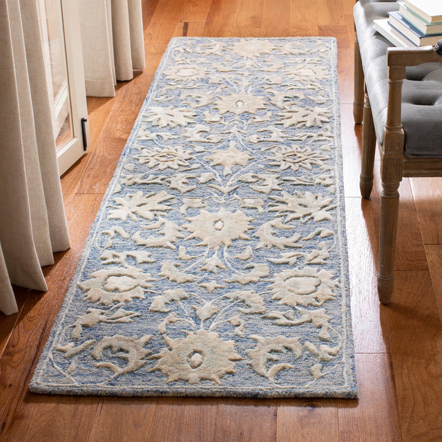 Safavieh Glamour 2'-3" x 8'-0" Rug in Blue / Beige