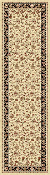 Dynamic Rugs Legacy 58017 Ivory  /  Black Rugs - Runner