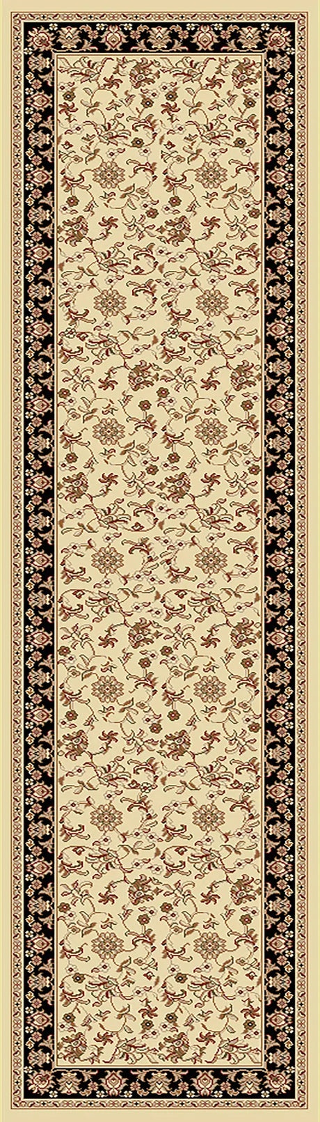 Dynamic Rugs Legacy 58017 Ivory  /  Black Rugs - Runner