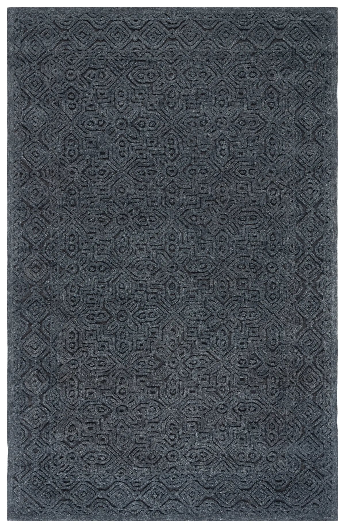 Safavieh Textural 4'-0" x 6'-0" Rug in Charcoal