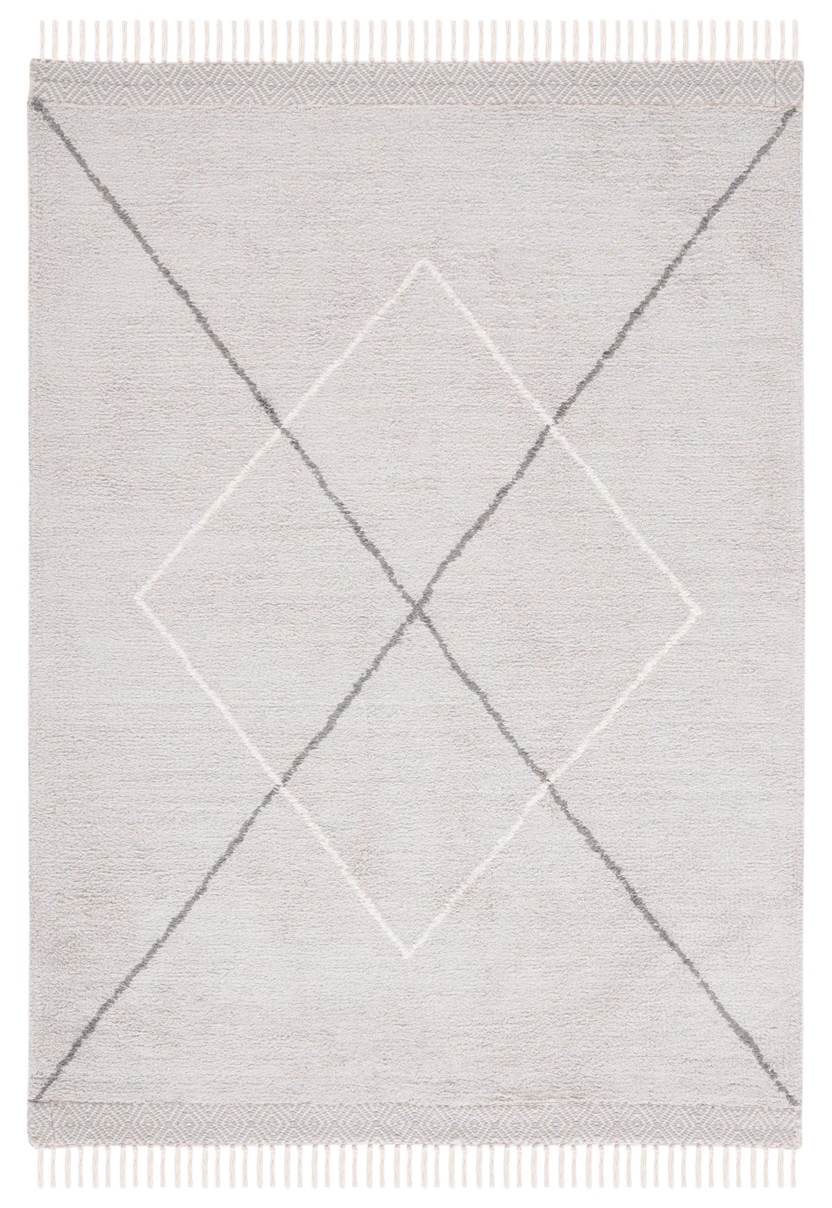 Safavieh Easy Care 3'-0" x 5'-0" Rug in Grey / Ivory