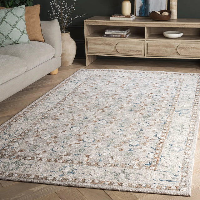 Safavieh Metro 4'-0" x 6'-0" Rug in Ivory / Blue