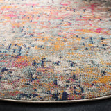Safavieh Madison 5'-0" x 5'-0" Rug in Grey / Pink