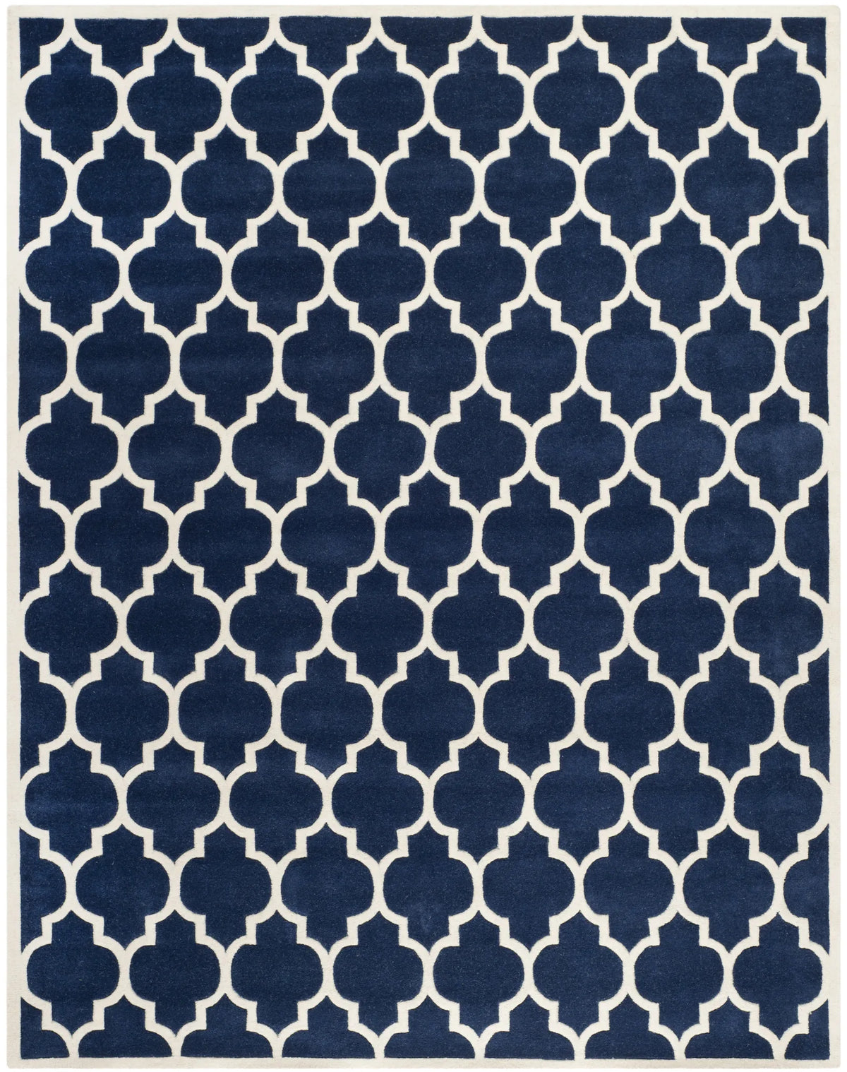 Safavieh Chatham 10'-0" x 14'-0" Rug in Dark Blue / Ivory