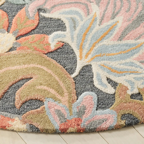 Safavieh Bellagio 6'-0" x 6'-0" Rug in Grey / Rust