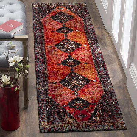 Safavieh Vintage Hamadan 2'-3" x 10'-0" Rug in Orange / Multi