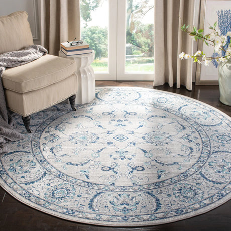 Safavieh Brentwood 10'-0" x 10'-0" Rug in Light Grey / Blue