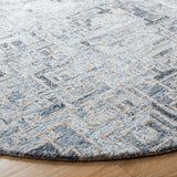 Safavieh Abstract 6'-0" x 6'-0" Rug in Ivory / Black