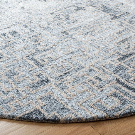 Safavieh Abstract 6'-0" x 6'-0" Rug in Ivory / Black
