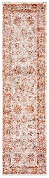 Safavieh Valencia 2'-0" x 8'-0" Rug in Ivory / Rust