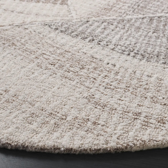 Safavieh Abstract 6'-0" x 6'-0" Rug in Ivory / Brown