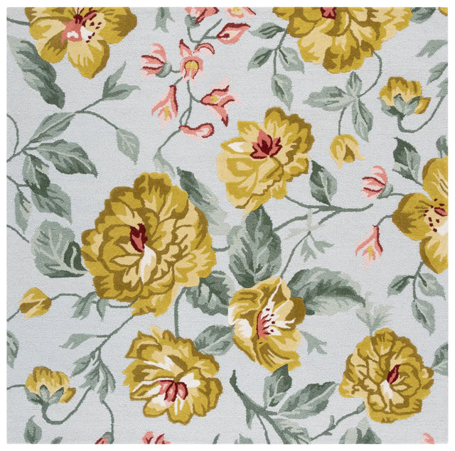 Safavieh Jardin 6'-0" x 6'-0" Rug in Gold / Sage