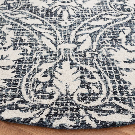 Safavieh Abstract 6'-0" x 6'-0" Rug in Ivory / Navy