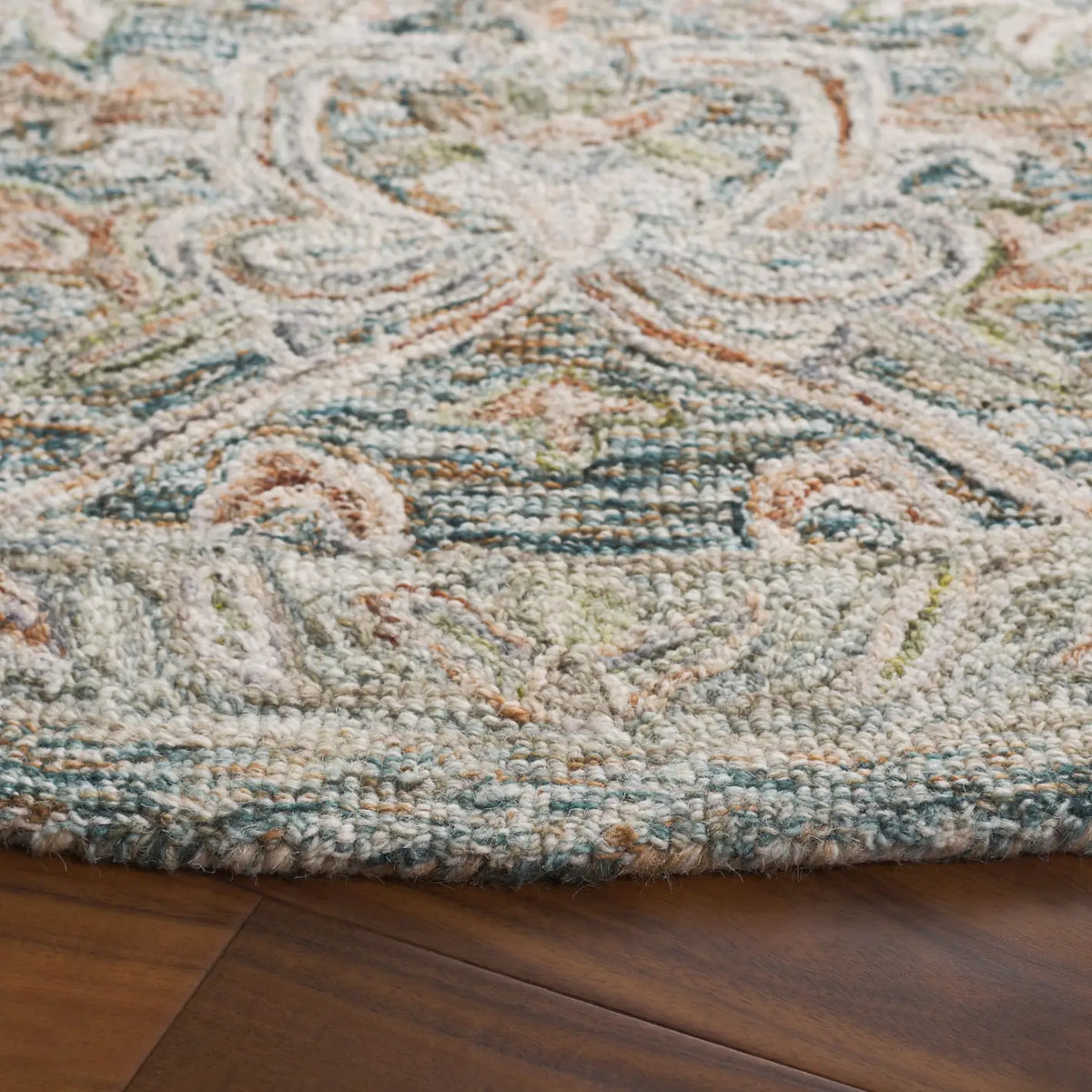 Safavieh Metro 6'-0" x 6'-0" Rug in Teal / Green