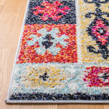 Safavieh Adirondack 4'-0" x 6'-0" Rug in Aqua / Fuchsia