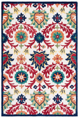 Safavieh Blossom 4'-0" x 6'-0" Rug in Ivory / Green
