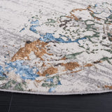 Safavieh Bel Air 6'-7" x 6'-7" Rug in Grey / Turquoise