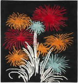 Safavieh Soho 6'-0" x 6'-0" Rug in Black / Multi