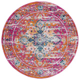 Safavieh Madison 5'-1" x 5'-1" Rug in Fuchsia / Gold